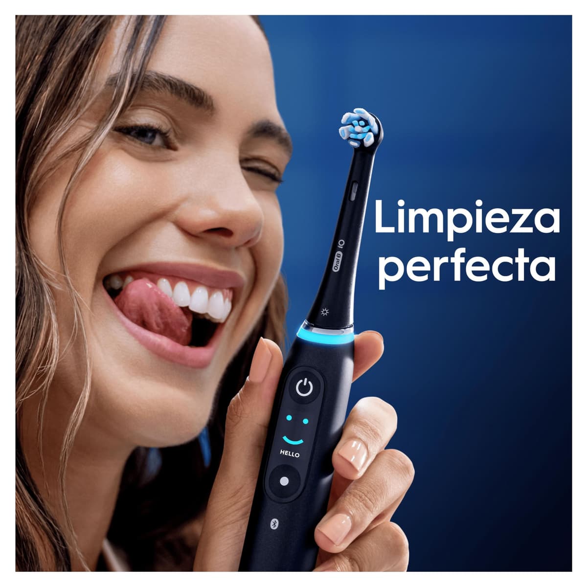 Oral-B Series iO Ultimate Clean Cabezales De Recambio Originales, Pack de 6 Recambios Negros Para Cepillos De Dientes Eléctricos Oral-B iO, Eliminación Profunda De La Placa Bacteriana — view 2