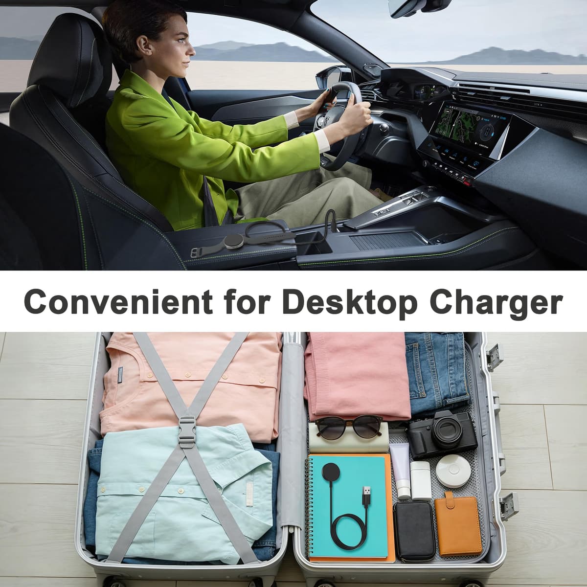 Upgrade 2 Pack 3.3ft Samsung Watch Charger, Magnetic Fast Charging Cable Galaxy Watch Charger Dock for Galaxy Watch 8/8 Classic/Ultra/7/6/6 Classic/5/5 Pro/4/4 Classic/3/FE/Active 1/Active 2 — view 7