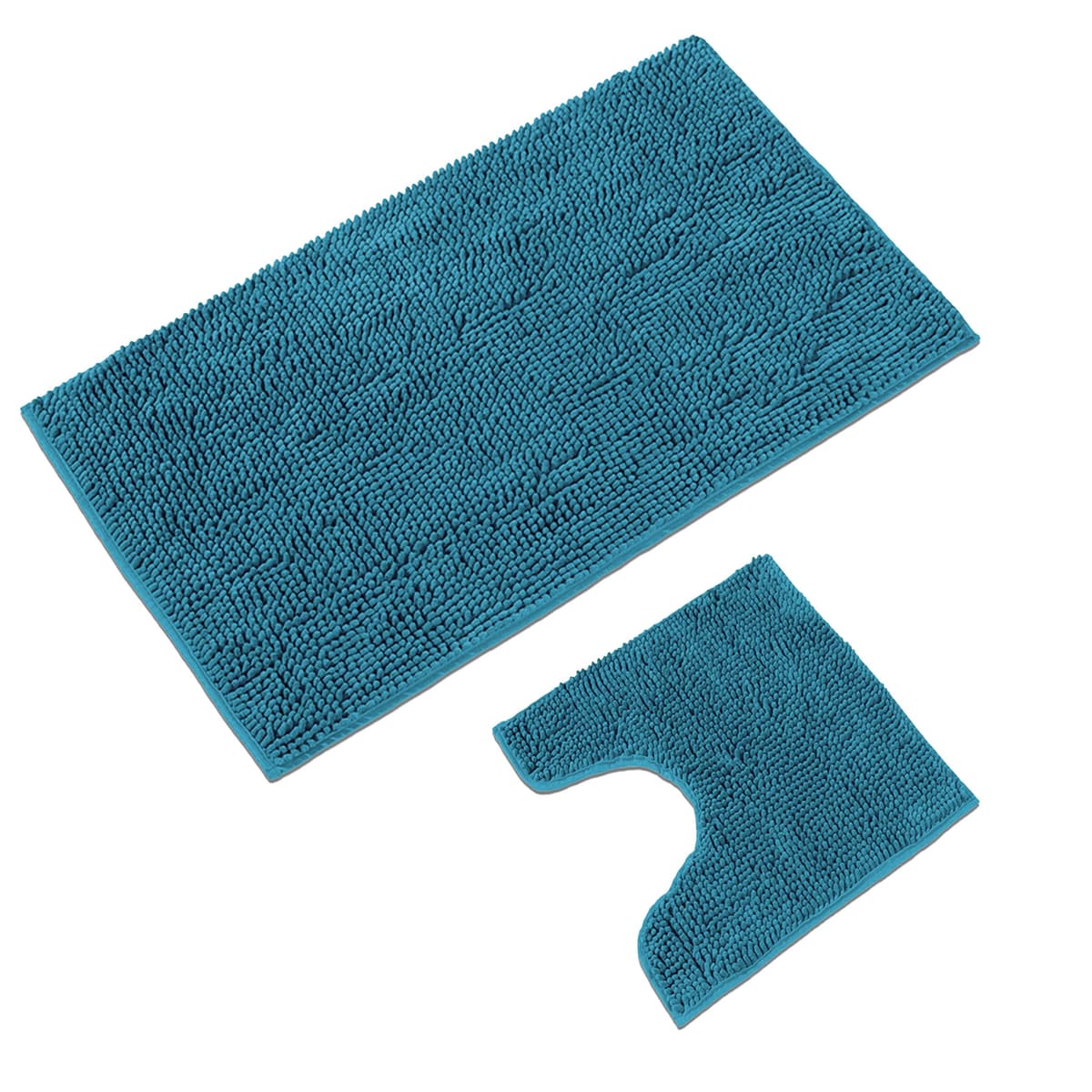WohnDirect Alfombra Baño Gris 45x45cm • Alfombrilla baño Antideslizante y Lavable • Cómoda Y Súper Absorbente — view 20