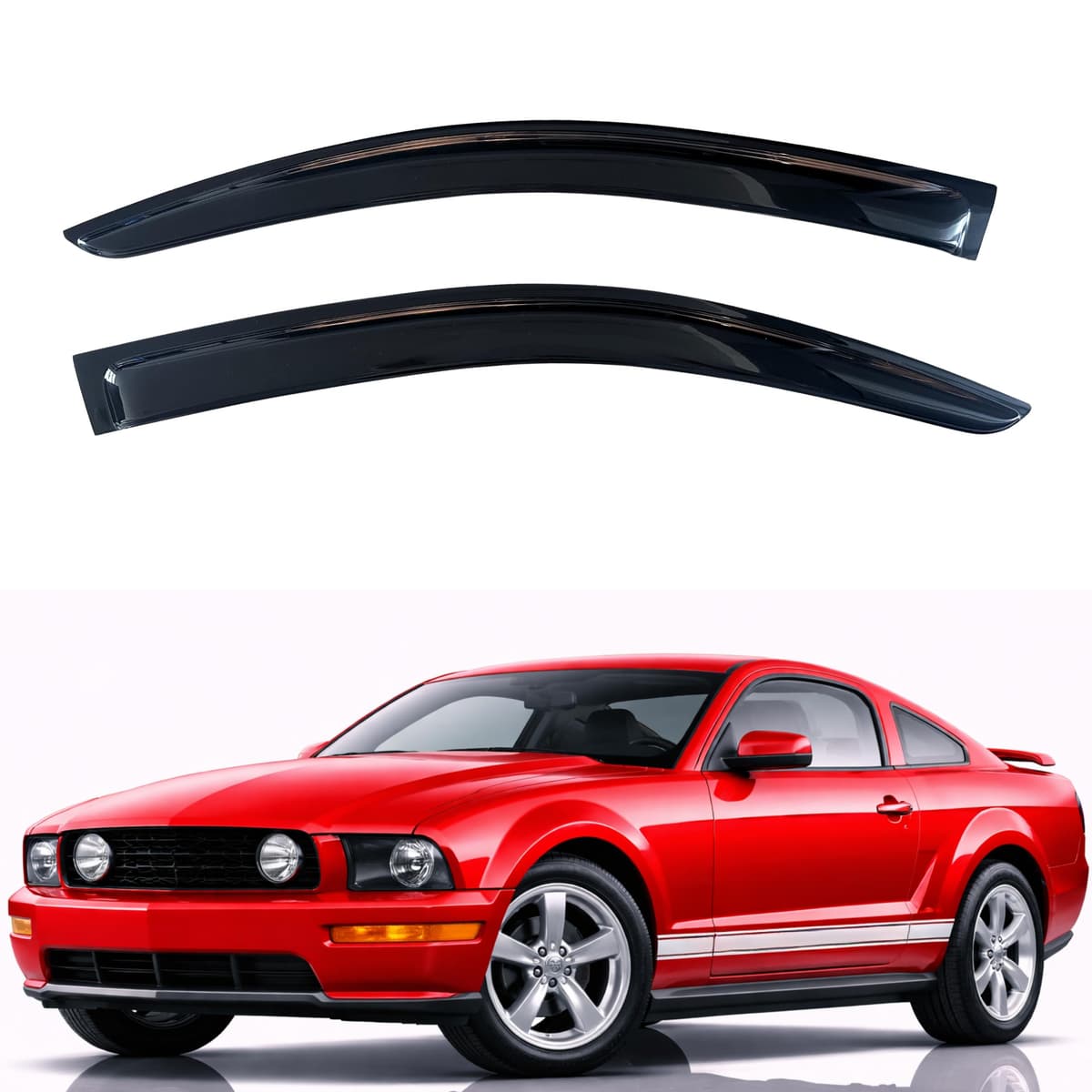 KPY Rain Guards Fit for 2006-2013 Lexus IS250 IS350, Out-Channel Window Visors Vent Wind Deflectors 4PC, Car Accessories for 06-13 Lexus is Series — view 64