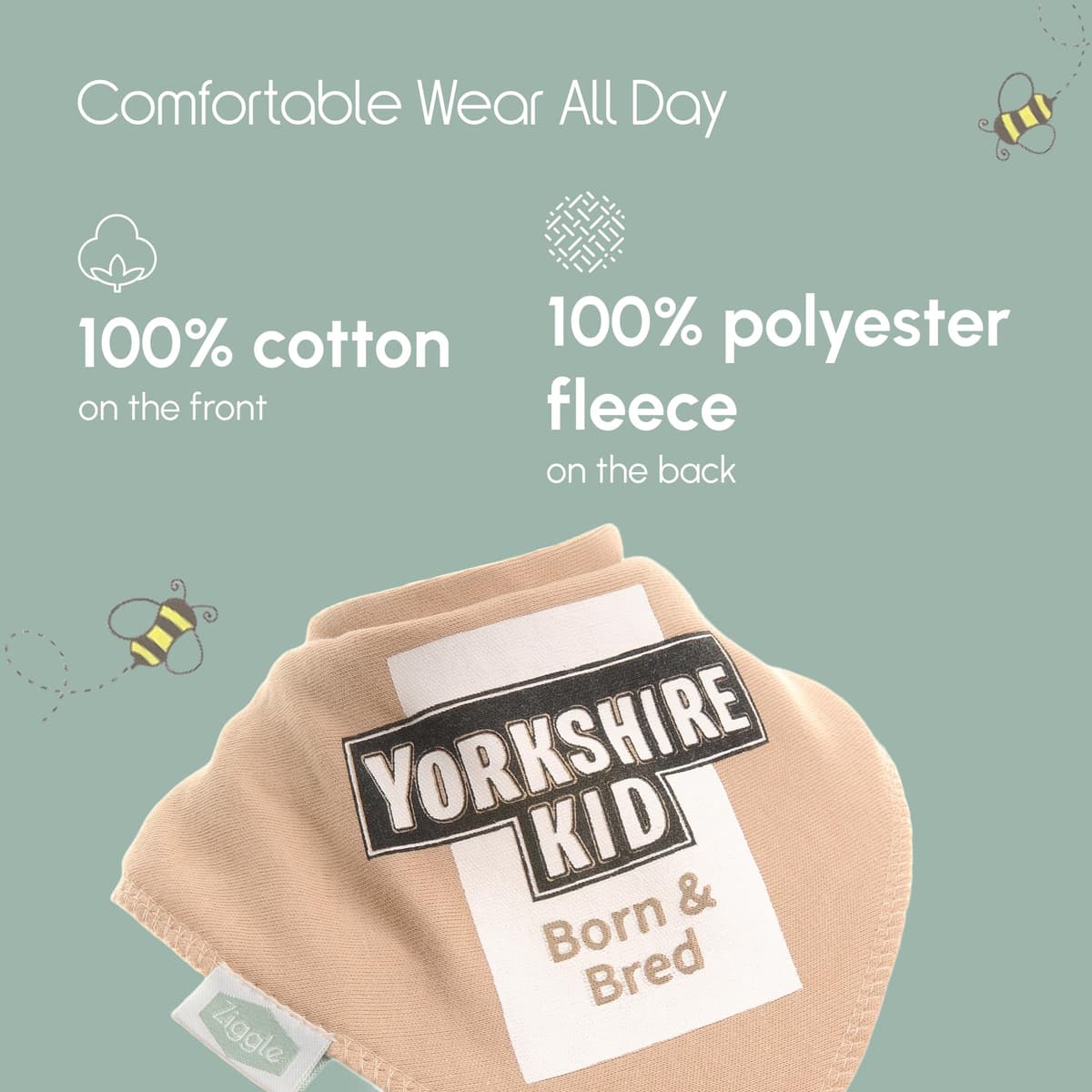 Bandana Dribble Bibs - Cotton Front Baby Bibs Newborn to 24 Months - Newborn Baby Gifts - Bibs For Comfortable Kids — view 74