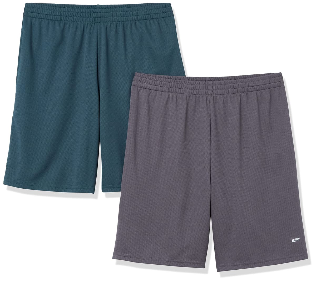 Amazon Essentials Pantalones Cortos de Entrenamiento de Corte Suelto de Alto Rendimiento para Gimnasio y Baloncesto Hombre, Pack de 2 — view 18