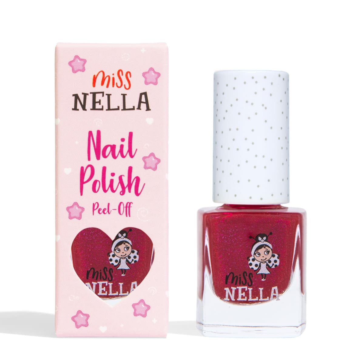 Miss Nella BLUEBERRY SMOOTHIE- Esmalte de uñas especial morada con brillantina para niños, con fórmula despegable, a base de agua y sin olor — view 14