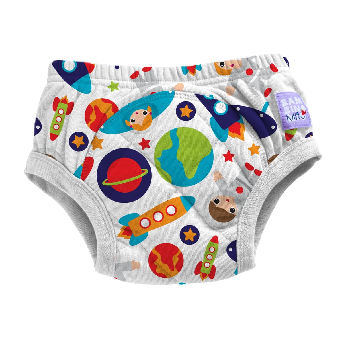 Bambino Mio Training Pants for Toddlers British Brand Award Winning Reusable Cloth Potty Pants Training Underwear, 2-3 Years, Outer Space, Baby and Toddler, Boys and Girls with Cross-Stitch
