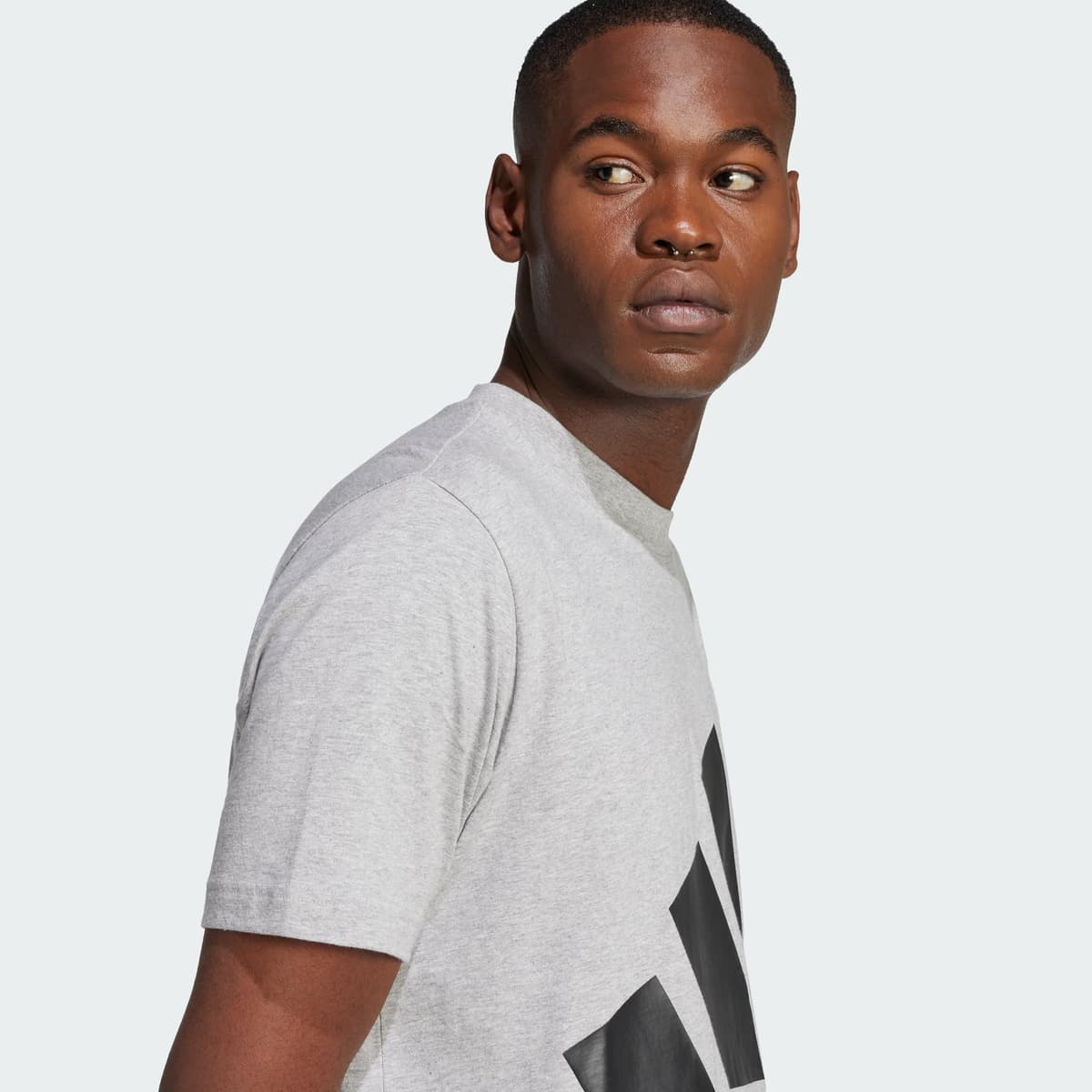 Adidas Hombre Essentials Big Logo Single Jersey tee — view 2