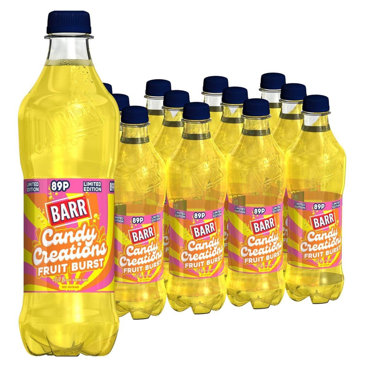BARR 24 Pack American Cream Soda, Zero No Sugar Sparkling Soft Drink with a Creamy Taste of American Cream Soda Fizzy Pop, 24 x 330ml Cans — view 16
