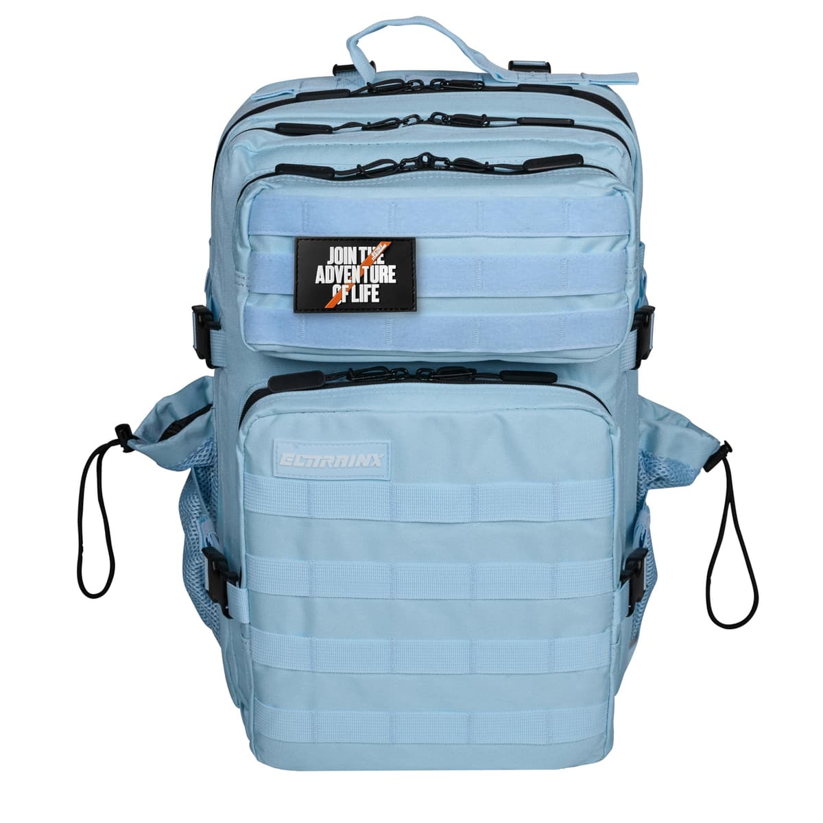 ELITRAINX Mochila Táctica 45L – Mochila Cabina Avión 40x20x25, Crossfit, Oxford 1000D Impermeable, Compartimento Zapatillas, Gimnasio, Hombre y Mujer (Lavanda) — view 5
