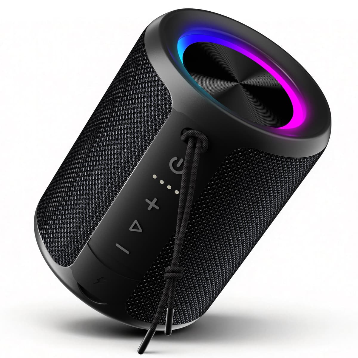 Bluetooth Speaker mini, Portable Wireless Bluetooth Speakers With Led Light, Louder Volume & Enhanced Bass, IPX7 Waterproof, 30H Playtime, Durable Loud Outdoor Speaker for Travel, Sport