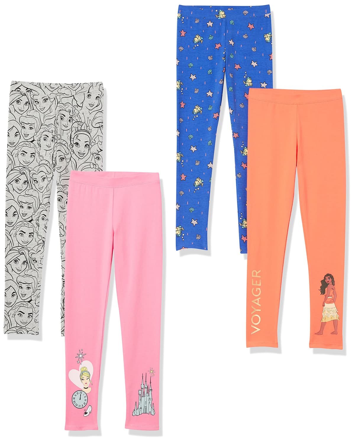 Amazon Essentials Disney | Marvel | Star Wars | Frozen | Princess Girls and Toddlers' Leggings, Multipacks — view 26