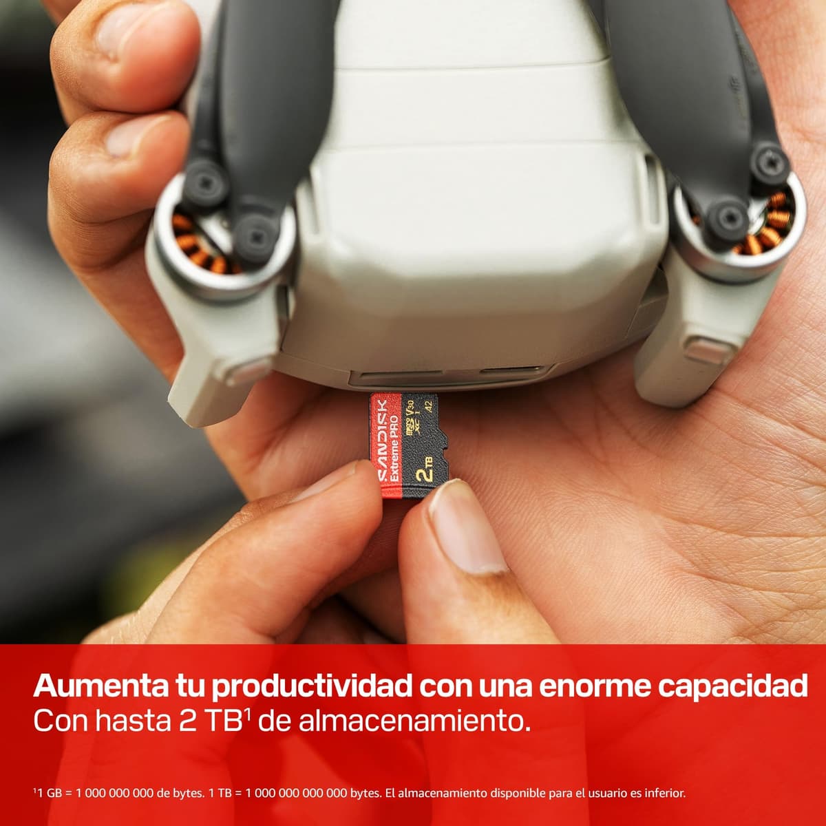 SANDISK Extreme Pro microSDHC Tarjeta UHS-I + SD Adapter, 64 GB (velocidades de Lectura de hasta 200 MB/s y velocidades de Escritura de hasta 90 MB/s, 5K, 3K, 4K UHD, C10, V30, U3, A2) — view 4