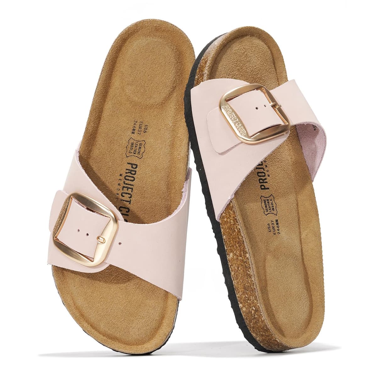 Project Cloud 100% Genuine Leather Sandals Women Dressy Beach Essentials Slides for Women Footwear - Lightweight with Memory Foam Insole Sandals for Women 2026 - Womens Slides — view 50