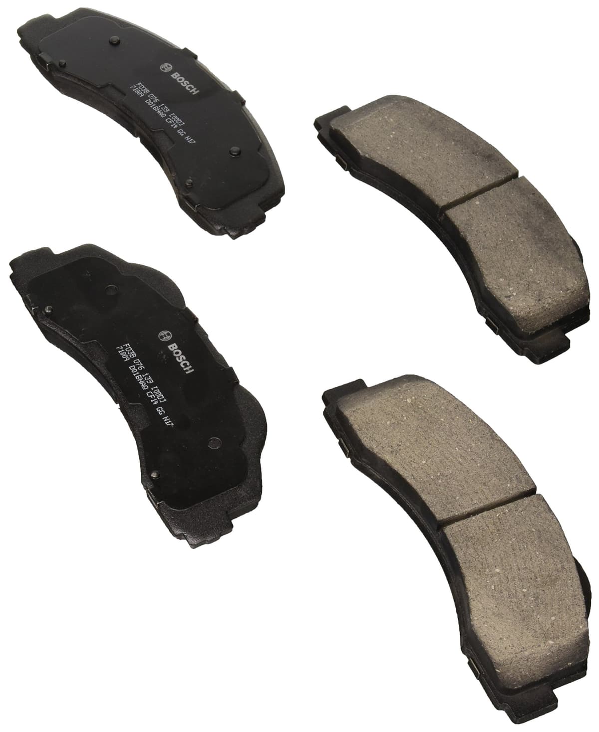 Bosch BC914 QuietCast Premium Ceramic Disc Brake Pad Set For: Acura ILX; Honda Accord, Civic, CR-V, Element, Fit, Front — view 153