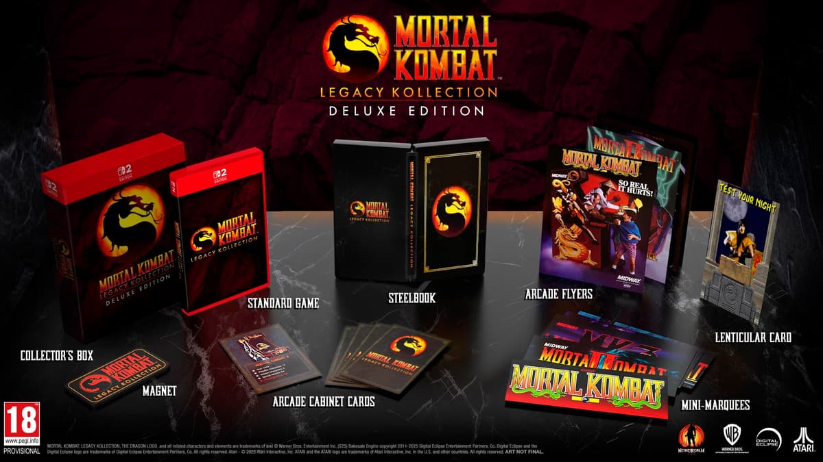 Mortal Kombat: Legacy Kollection - Deluxe Edition - Switch 2 — view 2