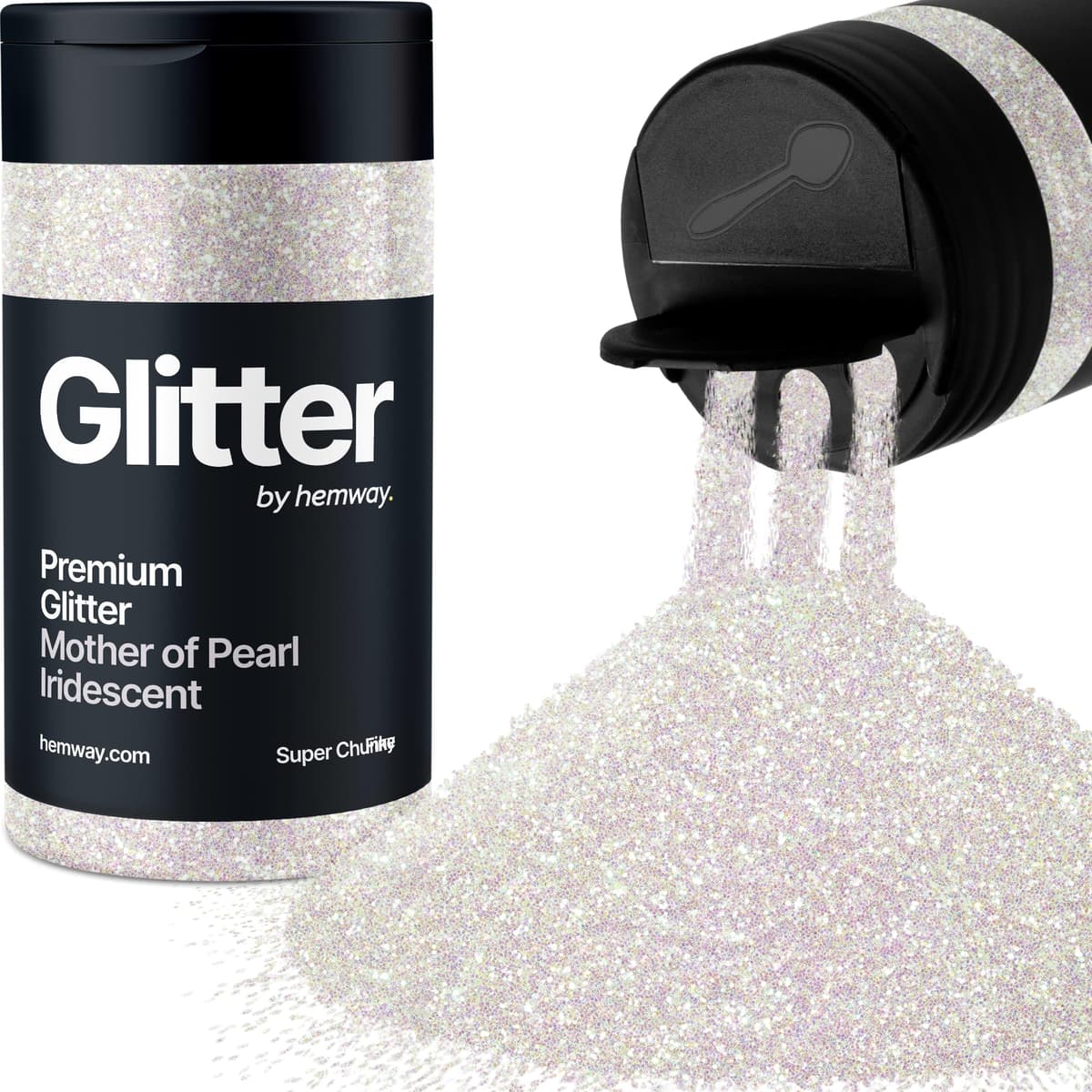 Light Rose Gold Glitter Shaker, 130g Ultrafine Glitter, Crafts 1/128" Metallic Flake Light Rose Gold Sequins, Resin & Epoxy Crafts, Decorating, Halloween, Christmas Nail, Face, Hemway — view 173