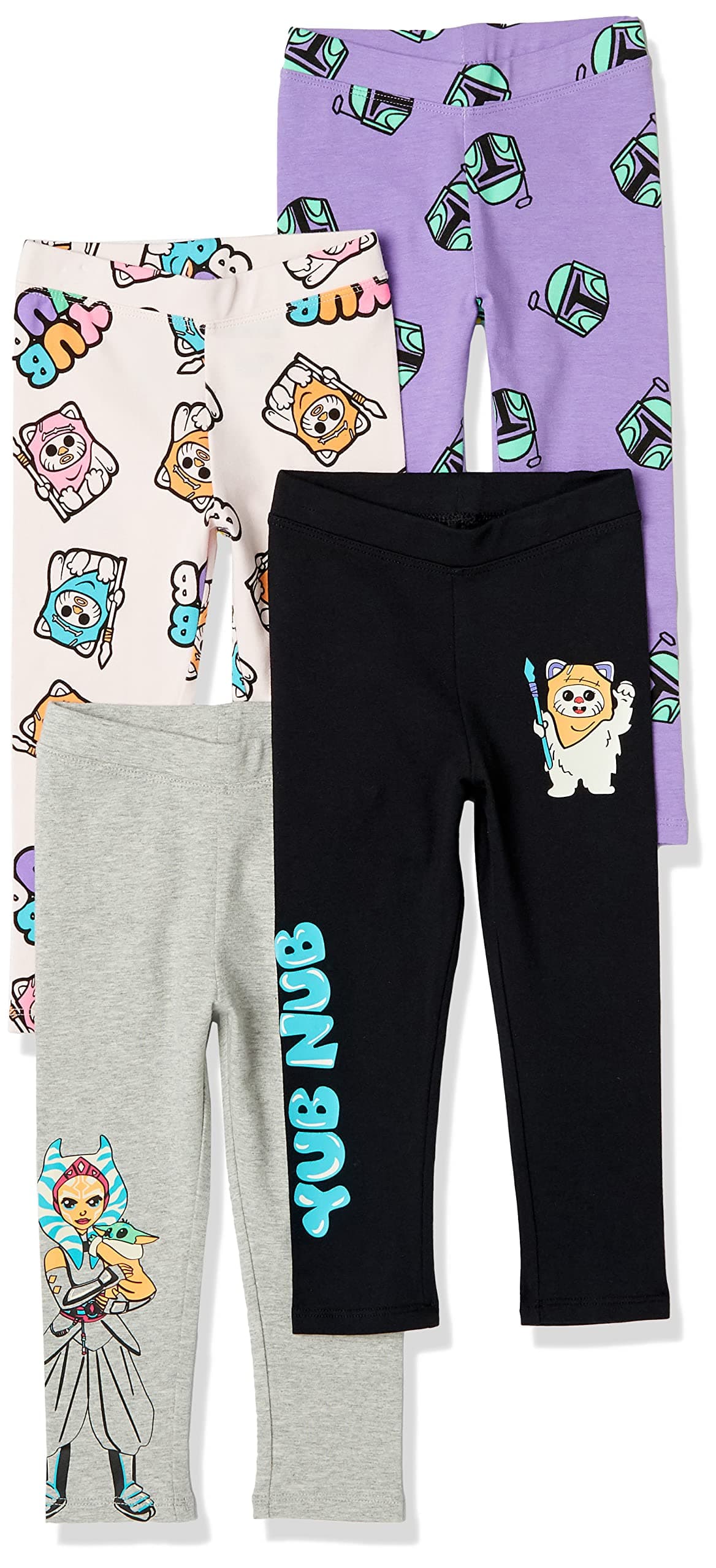Amazon Essentials Disney | Marvel | Star Wars | Frozen | Princess Girls and Toddlers' Leggings, Multipacks — view 32