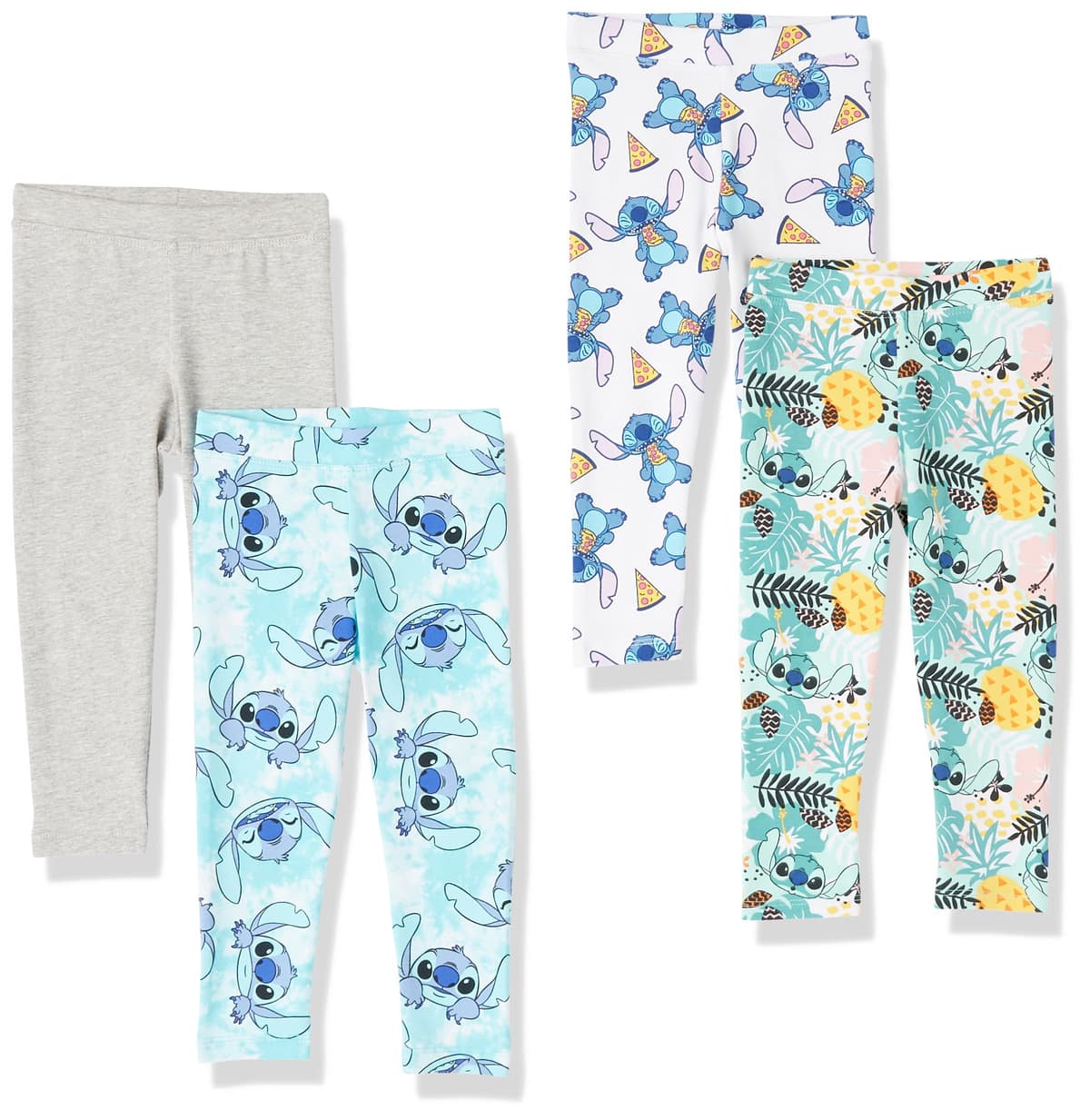 Amazon Essentials Disney | Marvel | Star Wars | Frozen | Princess Girls and Toddlers' Leggings, Multipacks