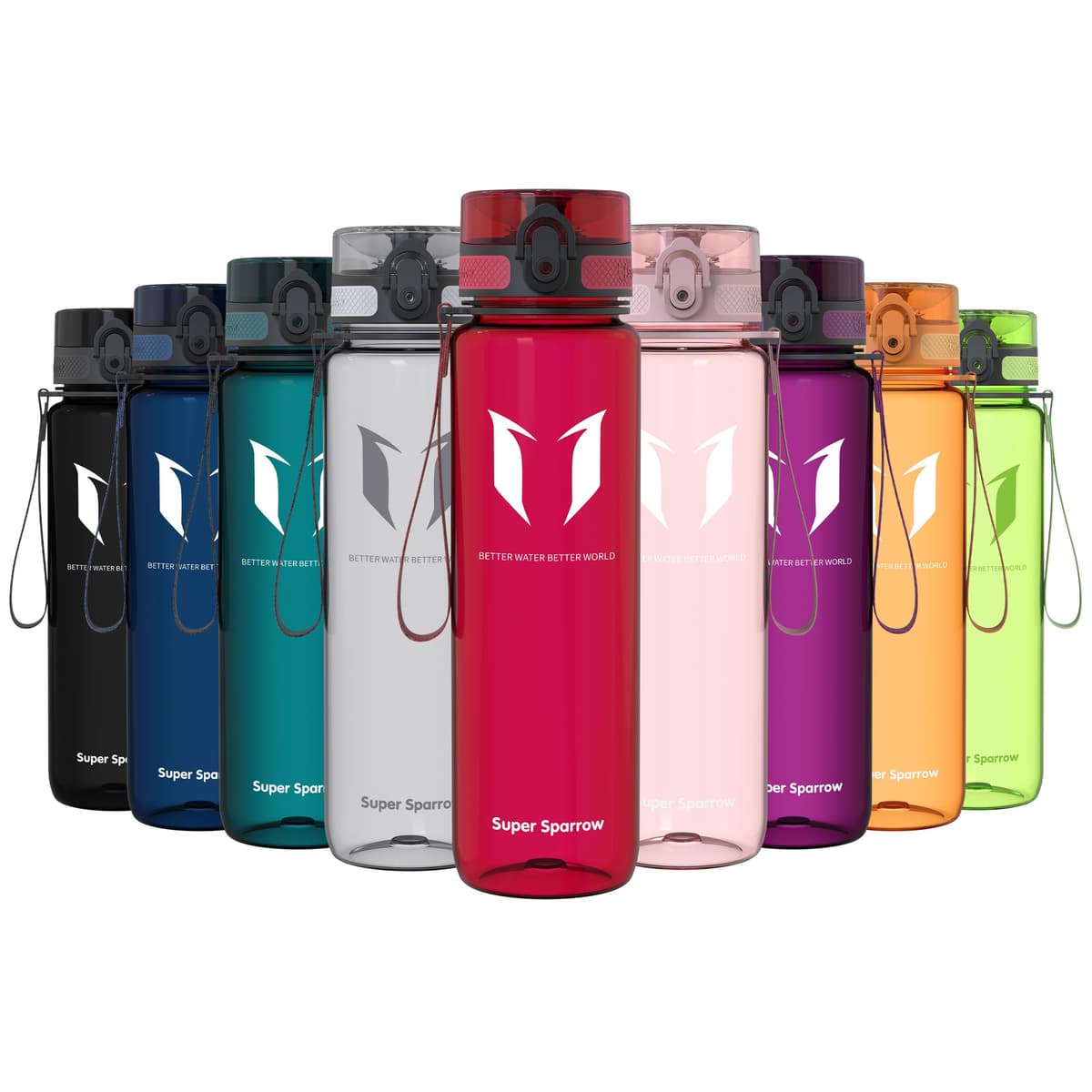 Super Sparrow Botella de Agua Deportiva -350ml & 500ml & 750ml & 1000ml - Sin BPA — view 84