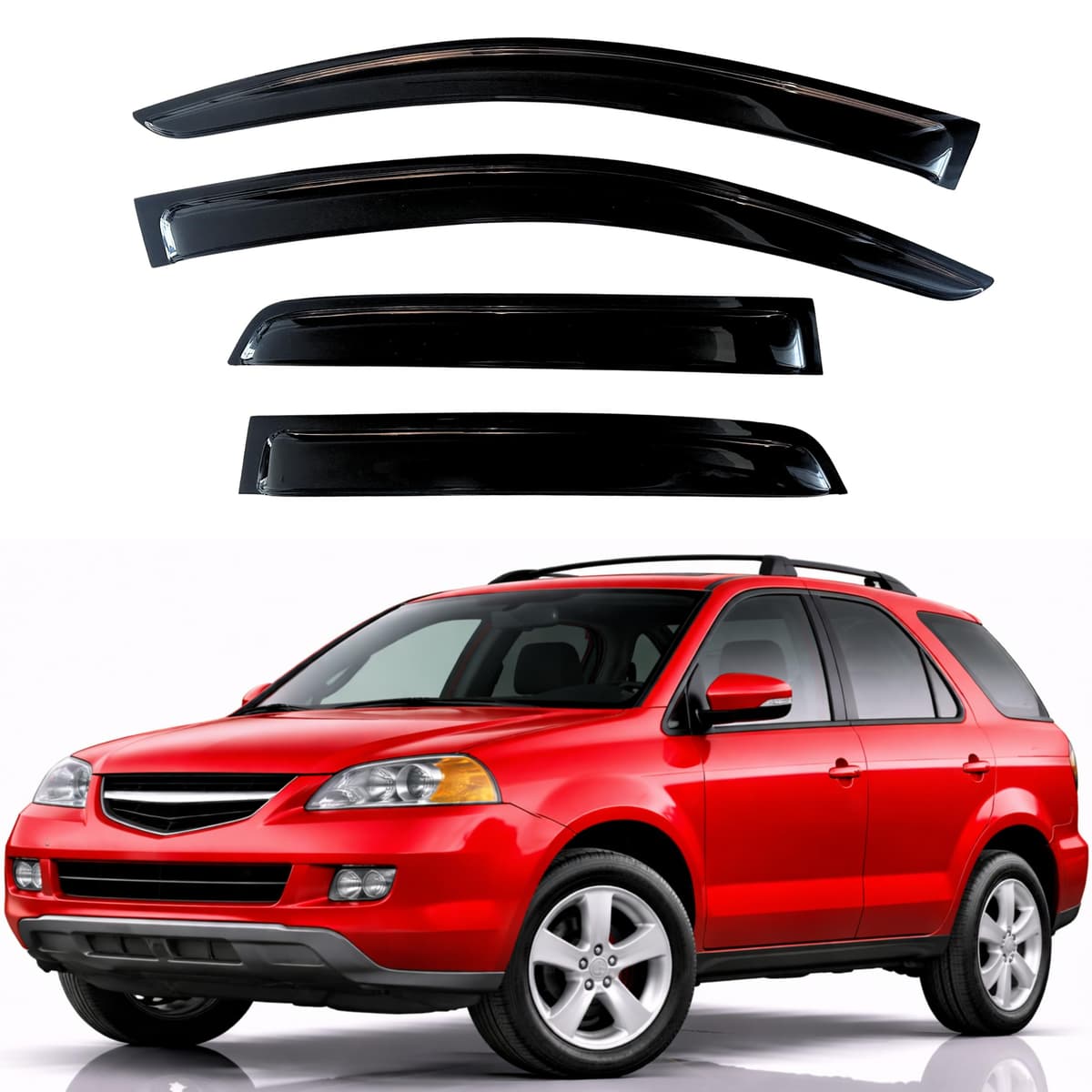 KPY Rain Guards Fit for 2006-2013 Lexus IS250 IS350, Out-Channel Window Visors Vent Wind Deflectors 4PC, Car Accessories for 06-13 Lexus is Series — view 94