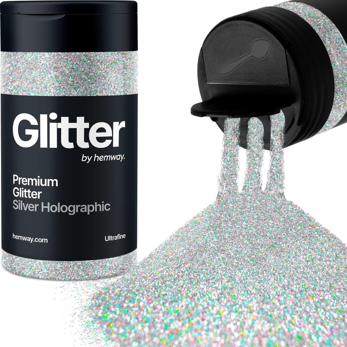 Light Rose Gold Glitter Shaker, 130g Ultrafine Glitter, Crafts 1/128" Metallic Flake Light Rose Gold Sequins, Resin & Epoxy Crafts, Decorating, Halloween, Christmas Nail, Face, Hemway — view 26