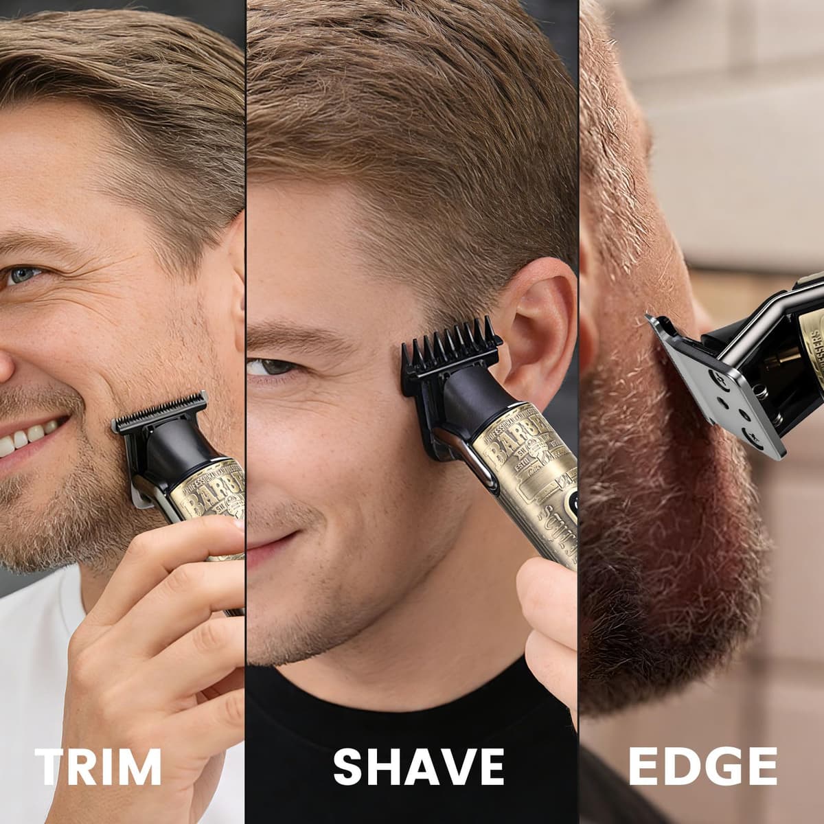 YIDON Men's Shaver and Hair Clipper, Men's Hair Clippers with Type-C Charging, IPX6 Waterproof Fuselage Beard Trimmer, Complete Set with Magnetic Combs, Wet and Dry Use — view 7