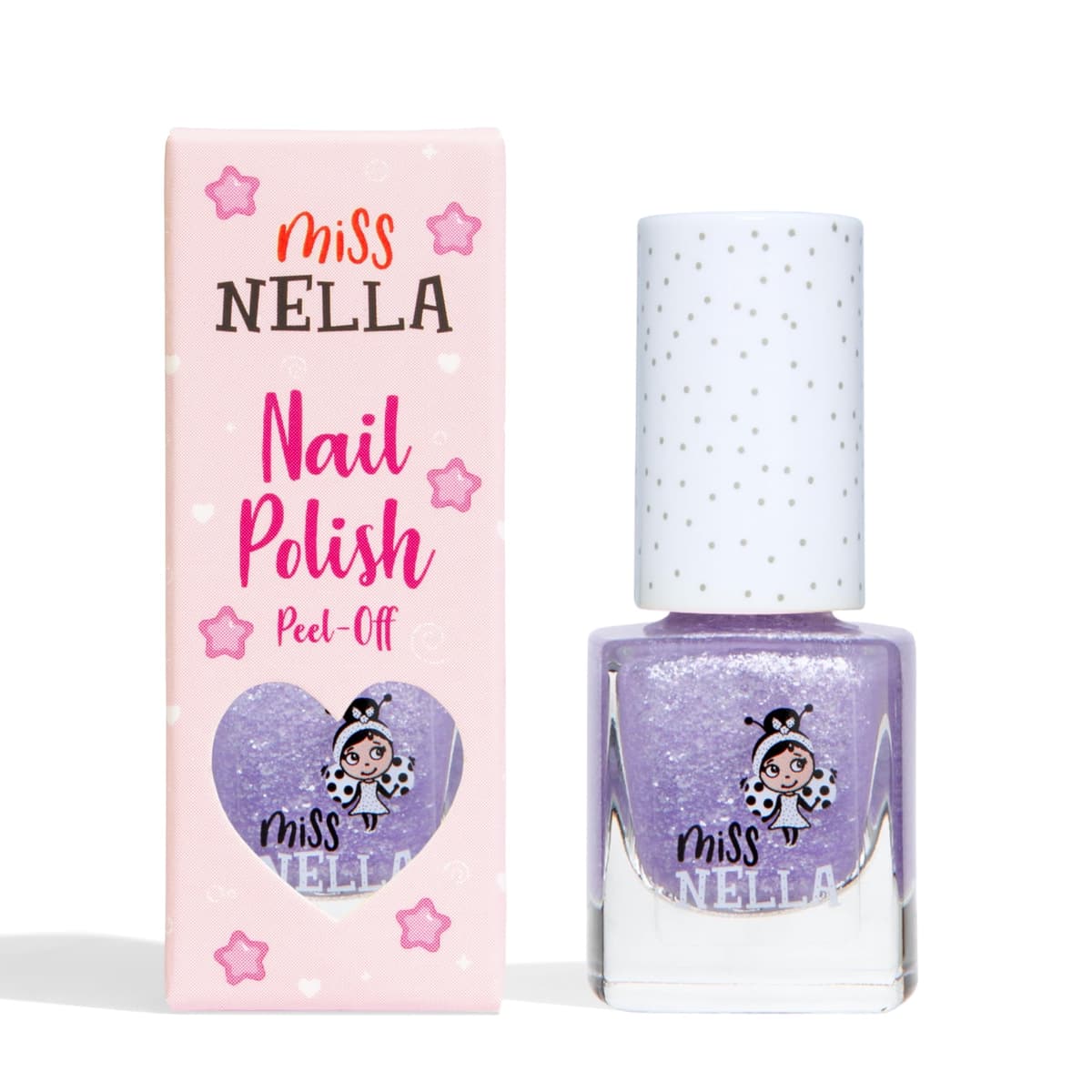 Miss Nella BLUEBERRY SMOOTHIE- Esmalte de uñas especial morada con brillantina para niños, con fórmula despegable, a base de agua y sin olor — view 50