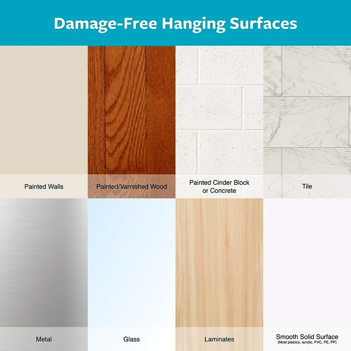 Command Bath Designer Hooks, White, Water Resistant - 2 Medium Hooks and 4 Adhesive Strips - Hang Towels, Robes and Other Bathroom Accessories - Ideal to Avoid Drilling Through Tiles — view 6
