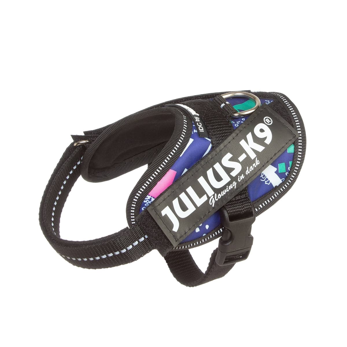 Julius-K9, 16IDC-AM-M, IDC Powerharness, dog harness, Size: Mini, Aquamarine — view 381