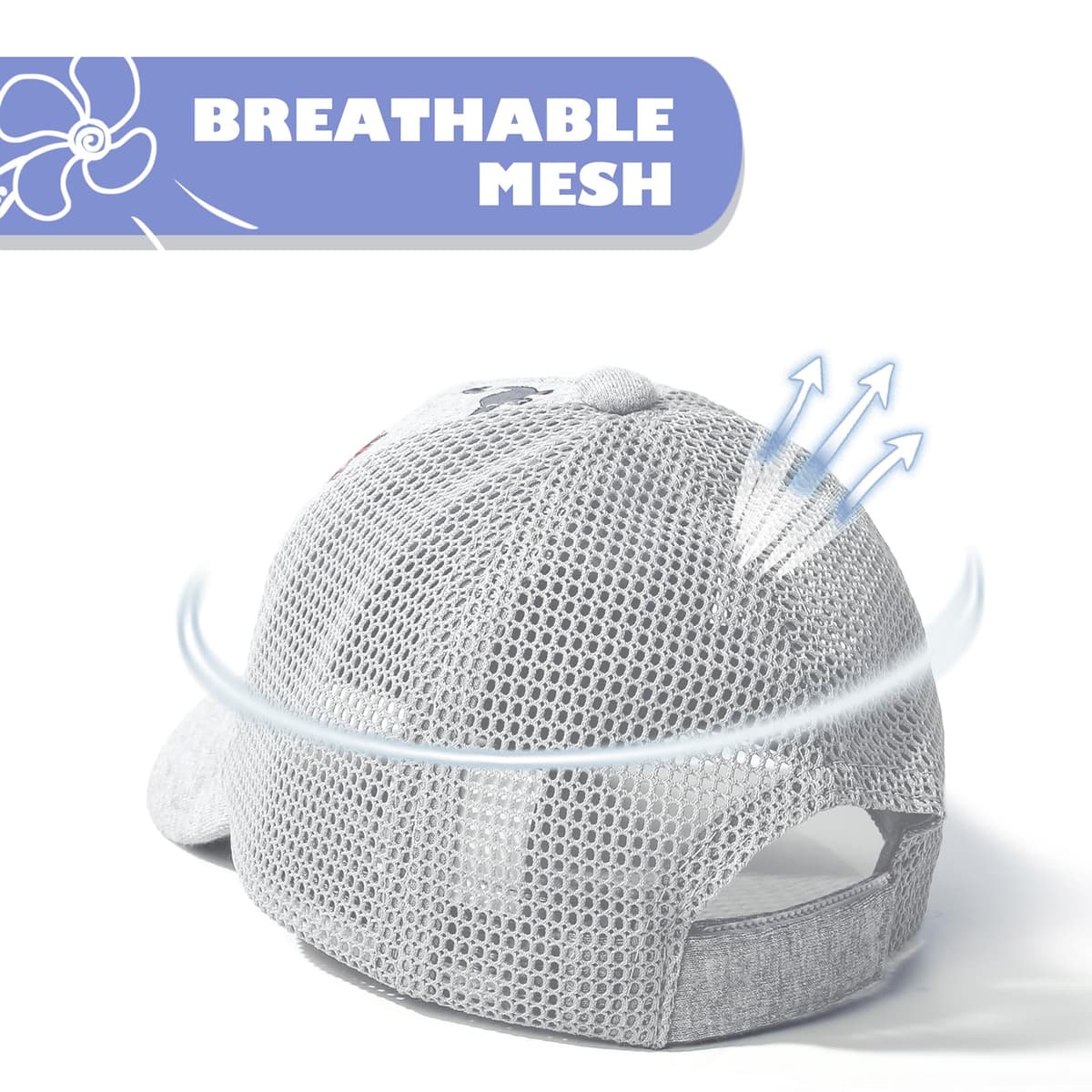 DRESHOW Niño Béisbol Gorra Bebé Sol Sombrero Lindo Sólido Color & Dinosaurio Patterned Gorras Unisex Bebé Camionero Sombreros Infantil Niño Kid Sombreros para Niños Niñas — view 4
