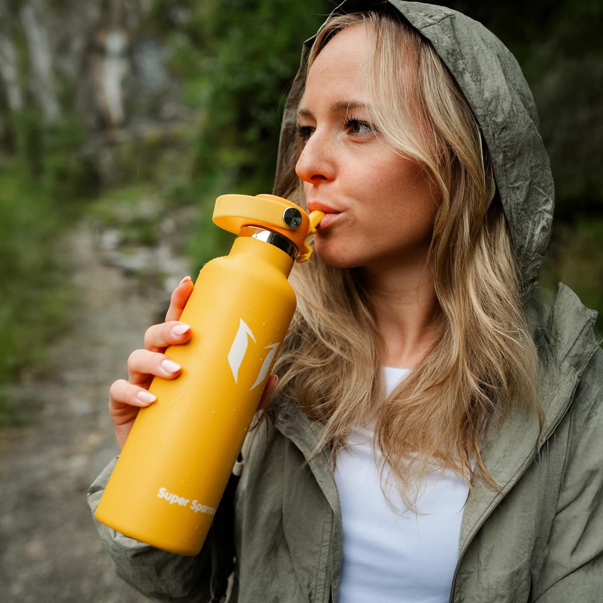Super Sparrow Botella Agua Acero Inoxidable - Botella Termica - 350ml, 500ml, 750ml, 1L, 1.2L - Termo Sin BPA, Botella Agua Niños, para Deporte, Viaje, Escuela, Exterior, Oficina, Hogar — view 5