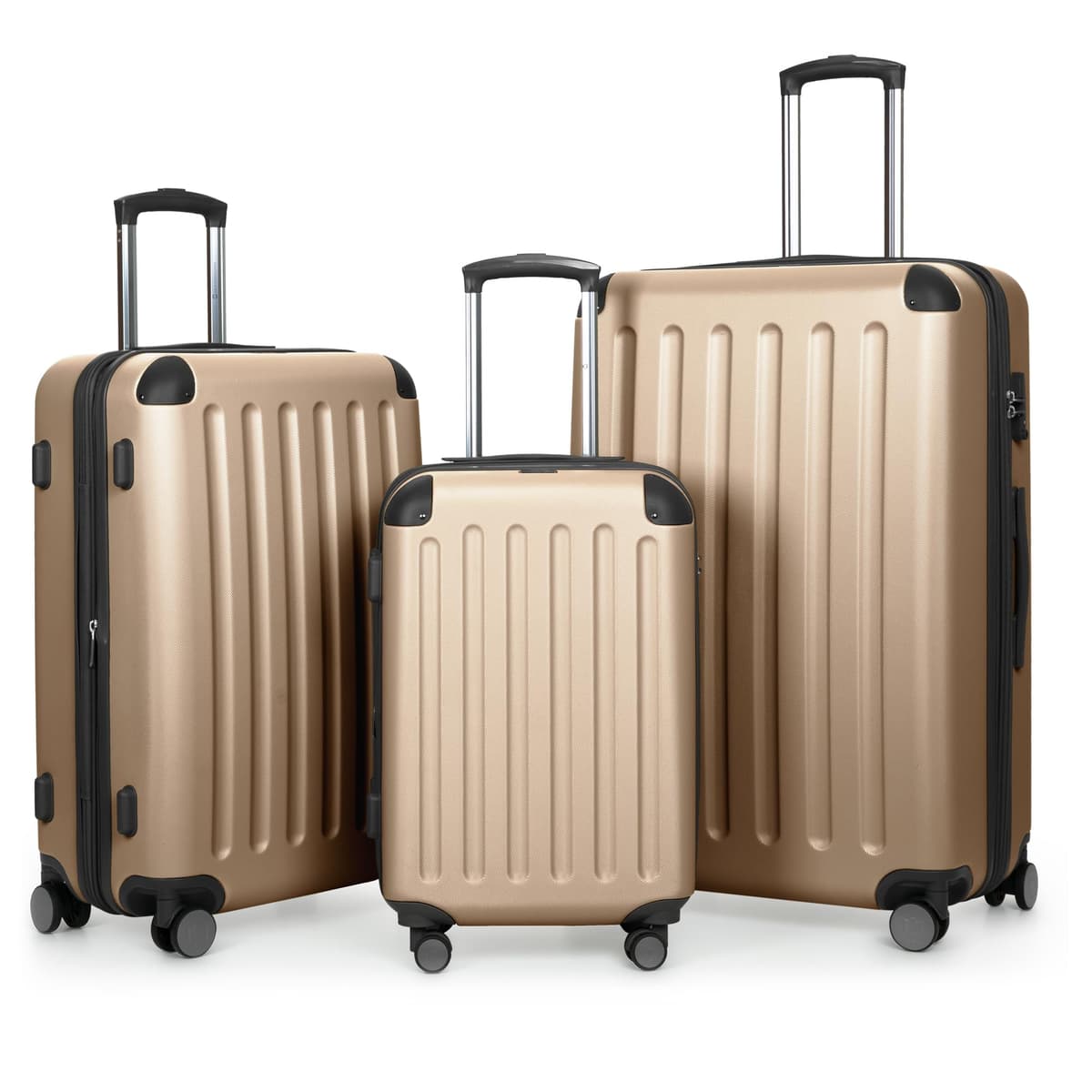HAUPTSTADTKOFFER - Spree - Equipaje de Mano, Maleta rígida, Trolley expandible, 4 Ruedas Dobles, TSA, 55 cm, 42 litros, Blanco — view 77