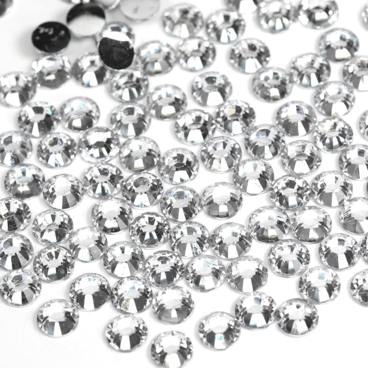 1000pcs 4mm Flat Back Non-Stick Rhinestone Crystal Diamantes Nail Art & Craft Scrapbooking Embellishments 90 Available Colours (4mm, AB Clear #A13) — view 32