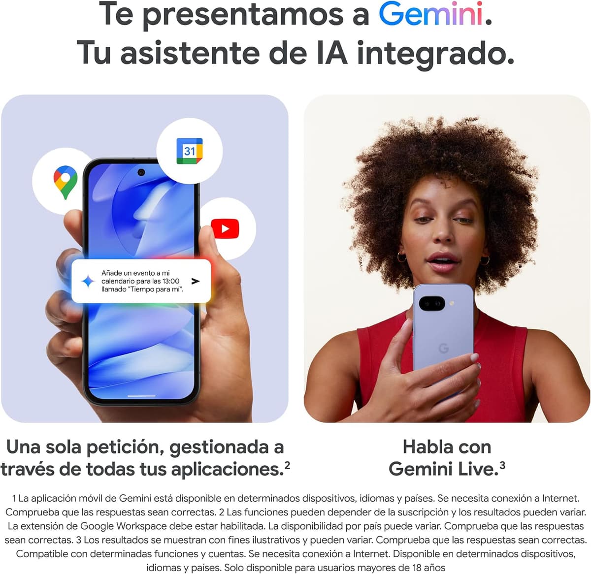Google Pixel 9a – Smartphone Android Libre con cámara con IA, batería para Todo el día y potentes Funciones de Seguridad – Obsidiana, 128GB — view 3