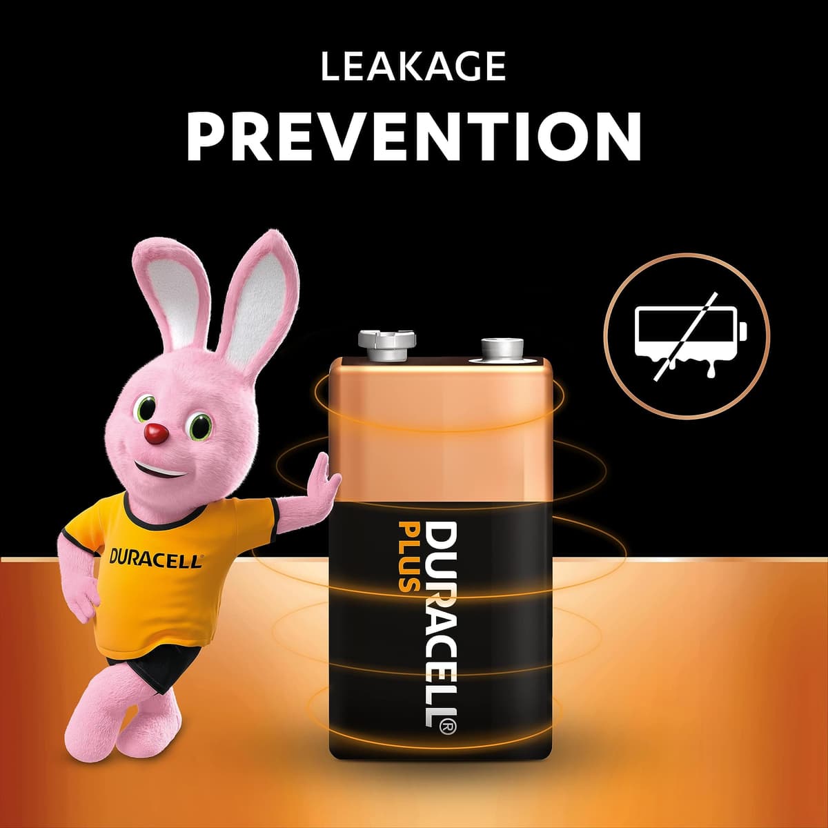 Duracell Plus 9V Batteries (4 Pack) - Alkaline - 100% Life Guaranteed - Reliability For Everyday Devices - 0% Plastic Packaging - 5-Year Storage - 6LR61 MN1604 — view 5