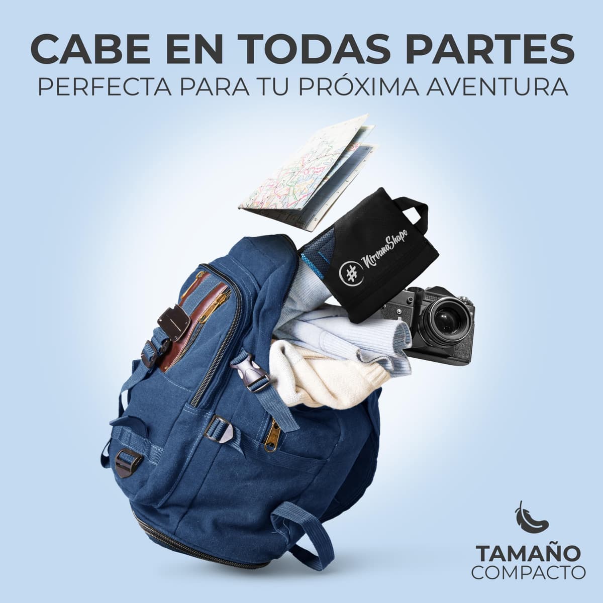 NirvanaShape Toallas de Microfibra | Absorbentes, Ligeras, de Secado rápido | Toallas de baño, Toalla de Viaje, Toallas Deportivas | Ideales para Viajar, IR al Gimnasio, la Playa, Practicar Yoga — view 3