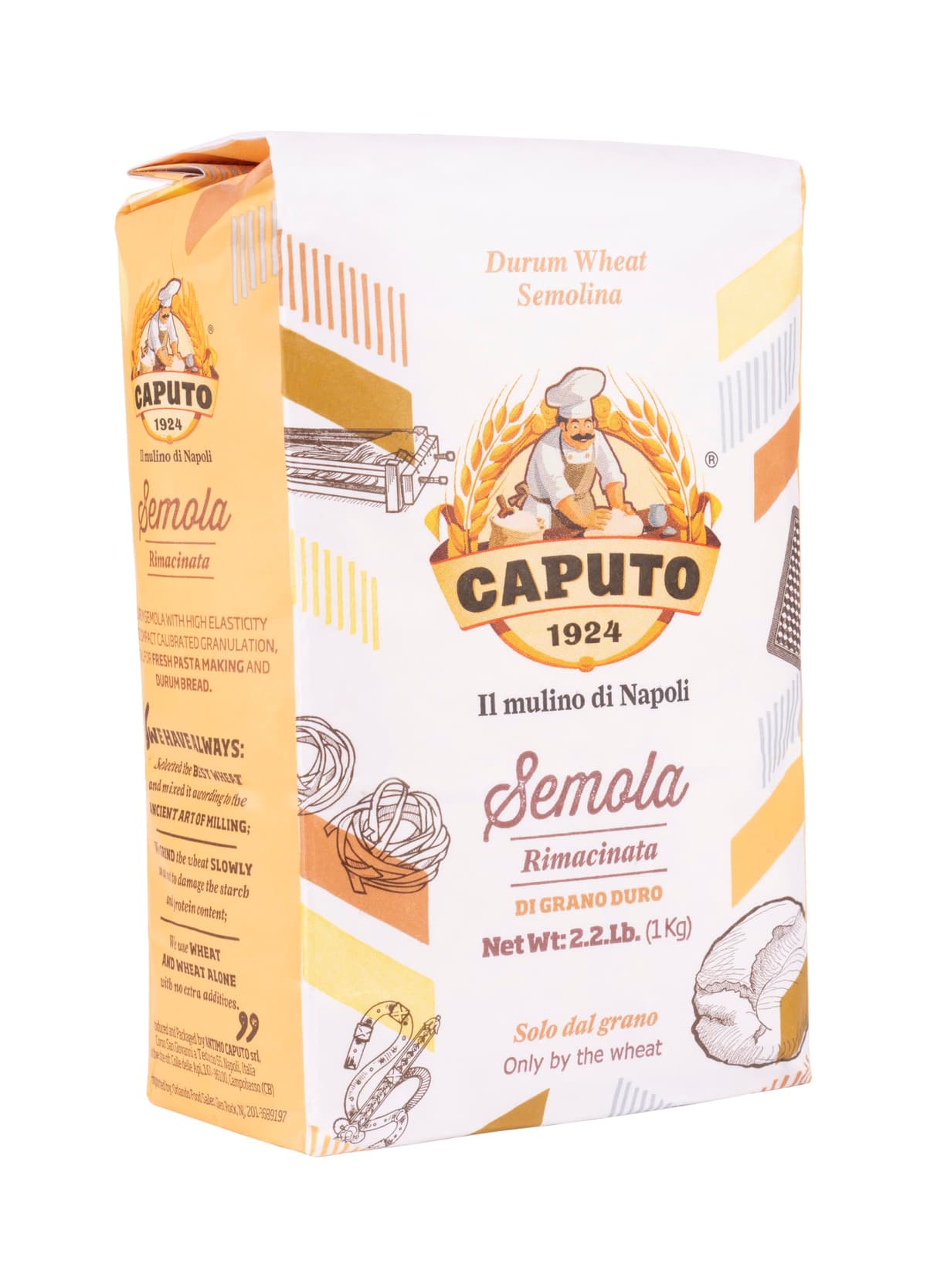 Antimo Caputo 00 Semola (Semolina Flour) - 2 Pack, 1 kg — view 5