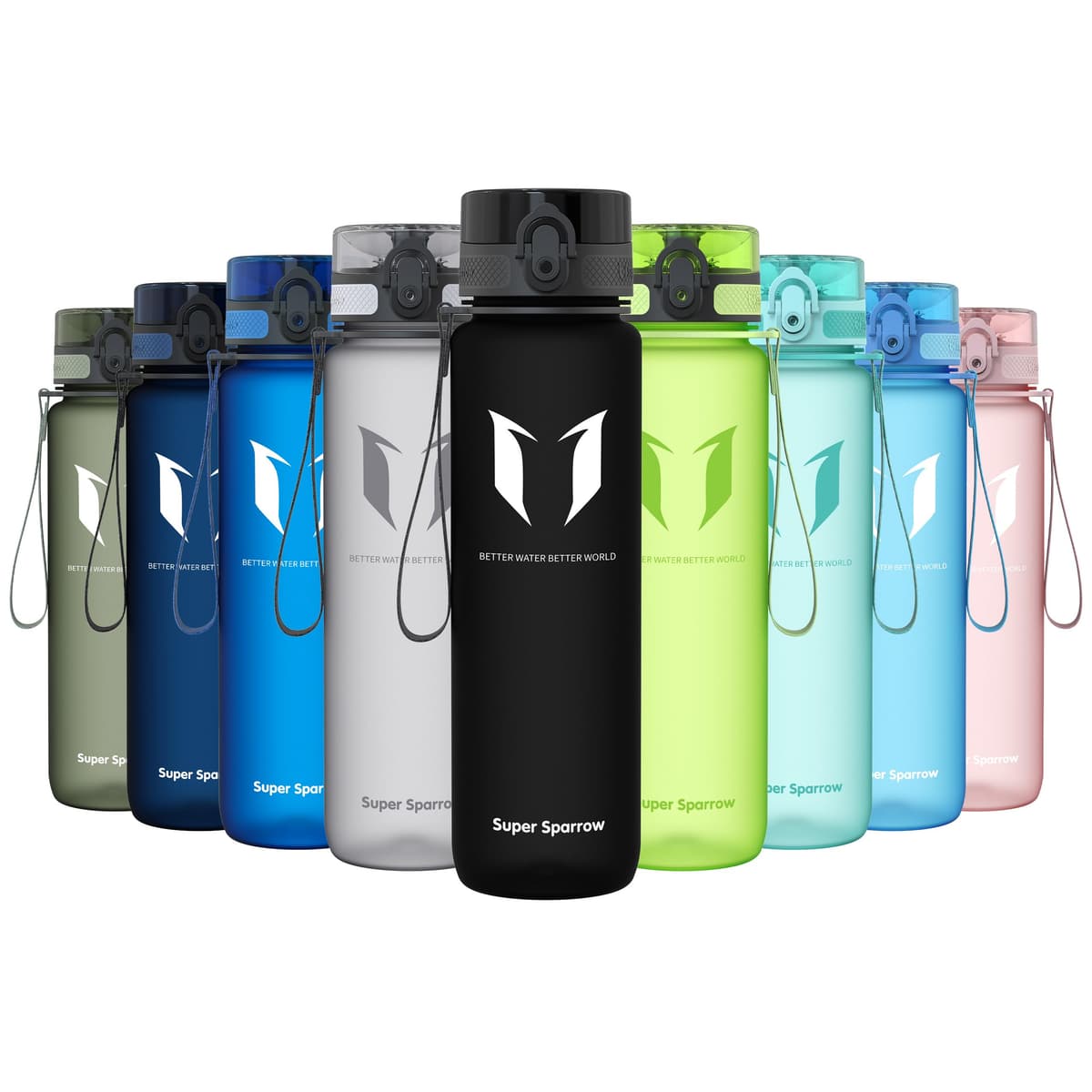 Super Sparrow Botella de Agua Deportiva -350ml & 500ml & 750ml & 1000ml - Sin BPA — view 57
