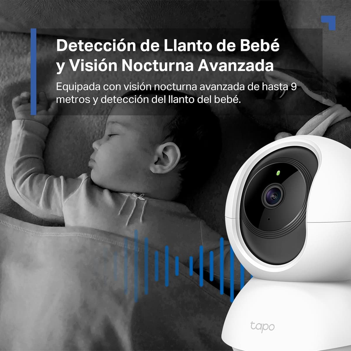 Tapo 2K(3MP) 360°C21A Indoor WiFi Surveillance Camera, Night Vision, Real-Time Notifications, Person Detection, Motion Tracki — view 4