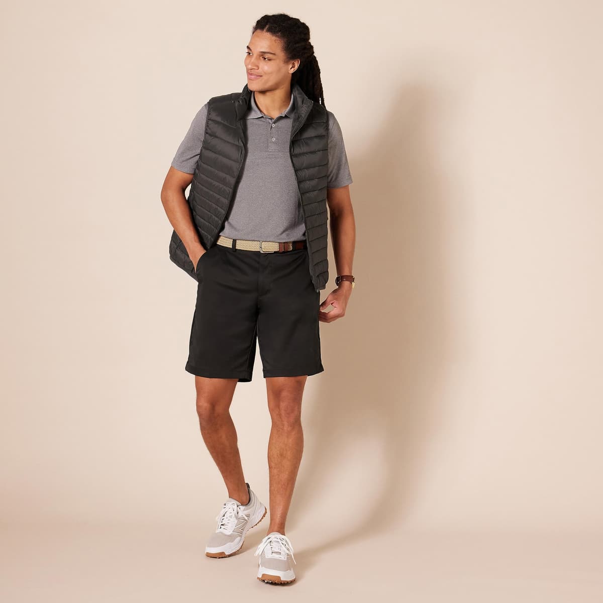 Amazon Essentials Hombre Pantalones Cortos Elásticos de Golf de Corte Clásico (Disponible en Tallas Grandes y para Personas Altas) — view 3