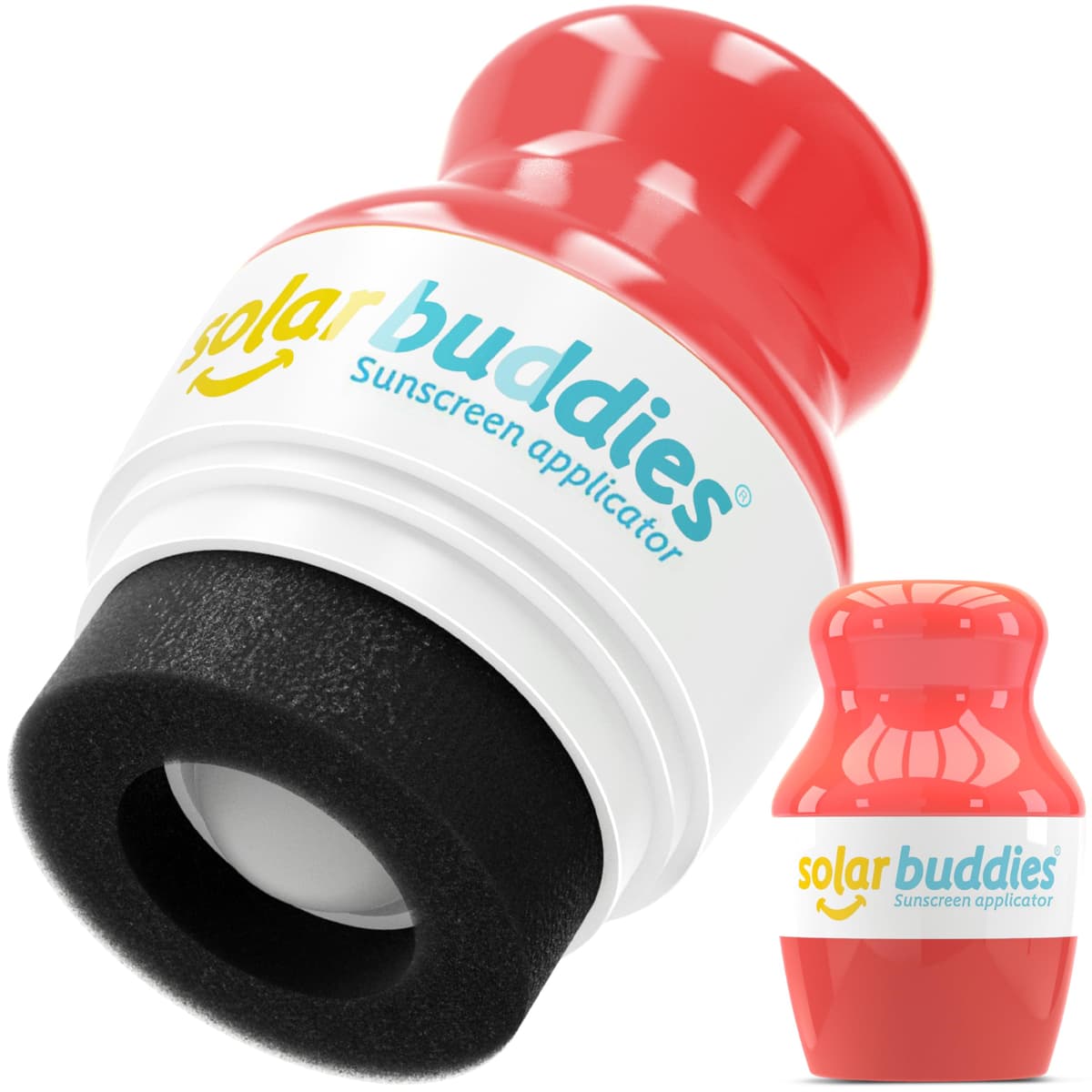 Solar Buddies Sunscreen Applicator - Single Pink - Refillable Roll on Sponge Sunscreen, Suncream & Lotion Applicator For Kids, Adults & Families - Holds 3.4fl oz, Perfect Size for Travel — view 12