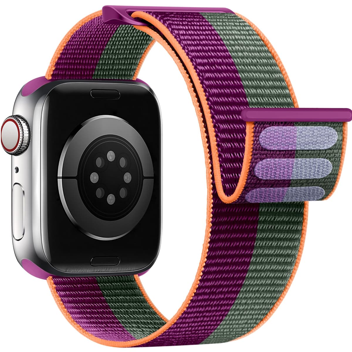 Yoohoo Nylon Straps Compatible with Apple Watch Straps 38mm 40mm 41mm 42mm(Series 10) Women Men,Upgraded Soft Nylon Strap Replacement Bands for iWatch Series 11 10 9 8 7 6 5 4 3 2 1 SE3 Ultra3/Black — view 16