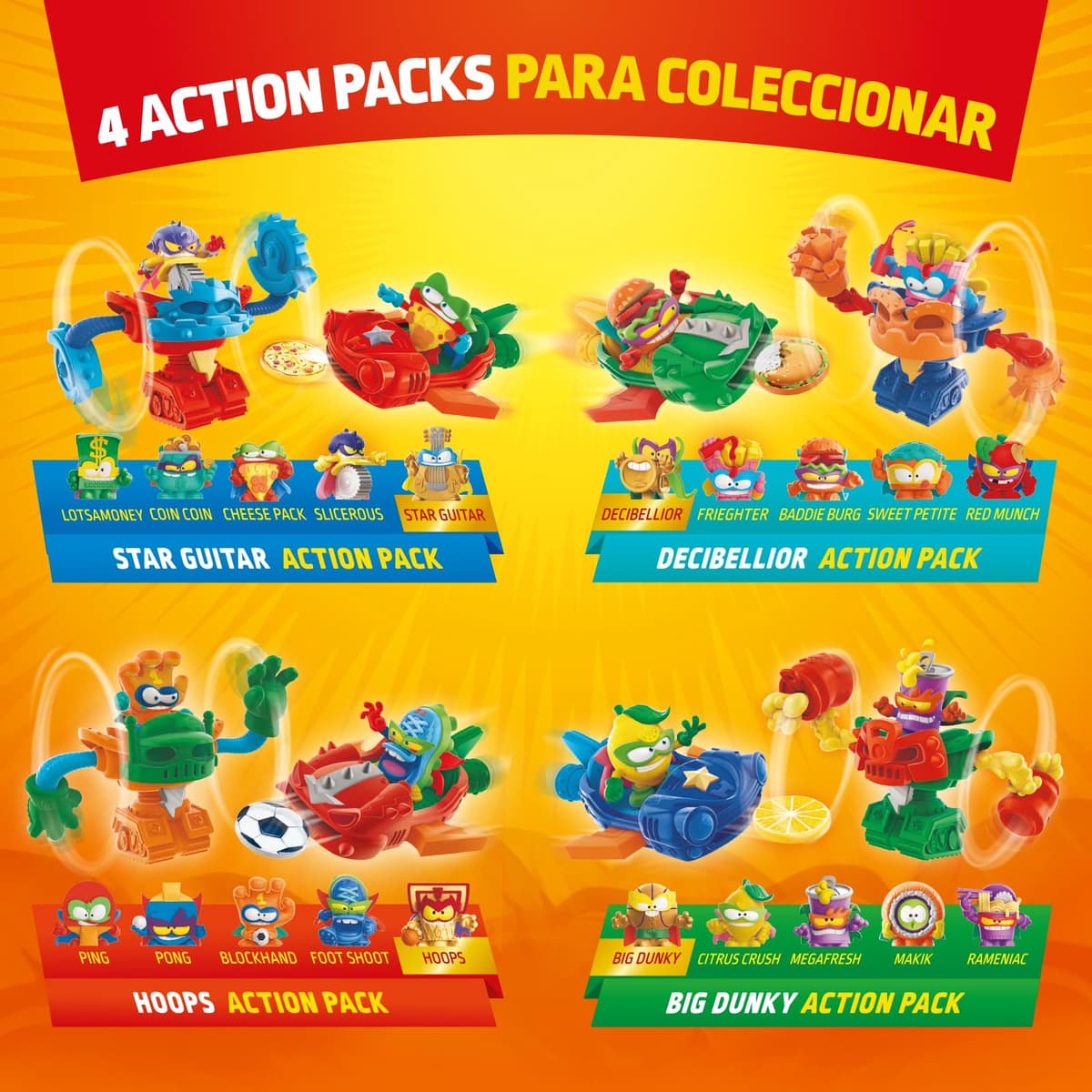 SUPERTHINGS KAZOOM Power Warriors – Action Pack. Contiene 5 Superthings (Incluye 1 capitán Dorado), 1 Robot, 1 Slider. Pack 2 de 4 — view 3