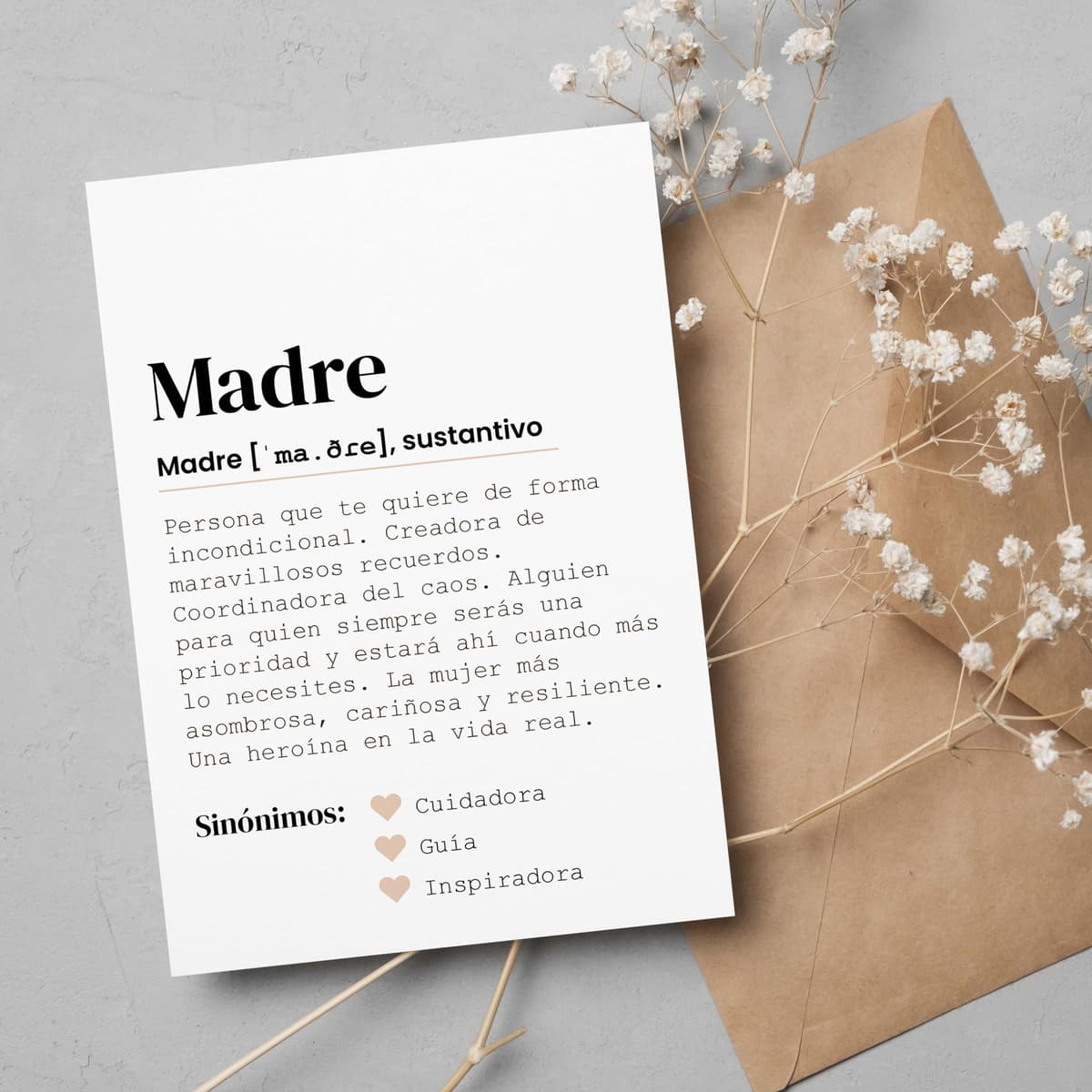CONTRAXT Tarjeta regalo Dia de la Madre. Regalo original madre Postal mama cumpleaños mama Felicitacion tarjetas feliz día de la madre — view 5