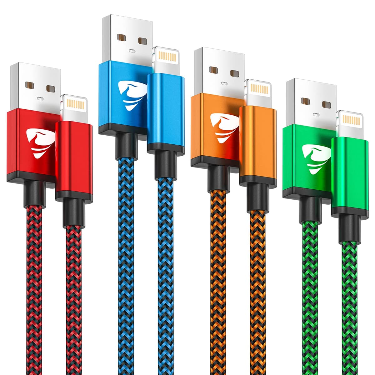 3Pack 2M iPhone Charger Cable, Long iPhone Charging Cable MFi Certified Lightning Cable Fast Charging Cord Braided i Phone Charger Lead USB Cord for Phone 14 13 12 11 Pro Max XS XR 8 7 6 SE, iPad — view 13