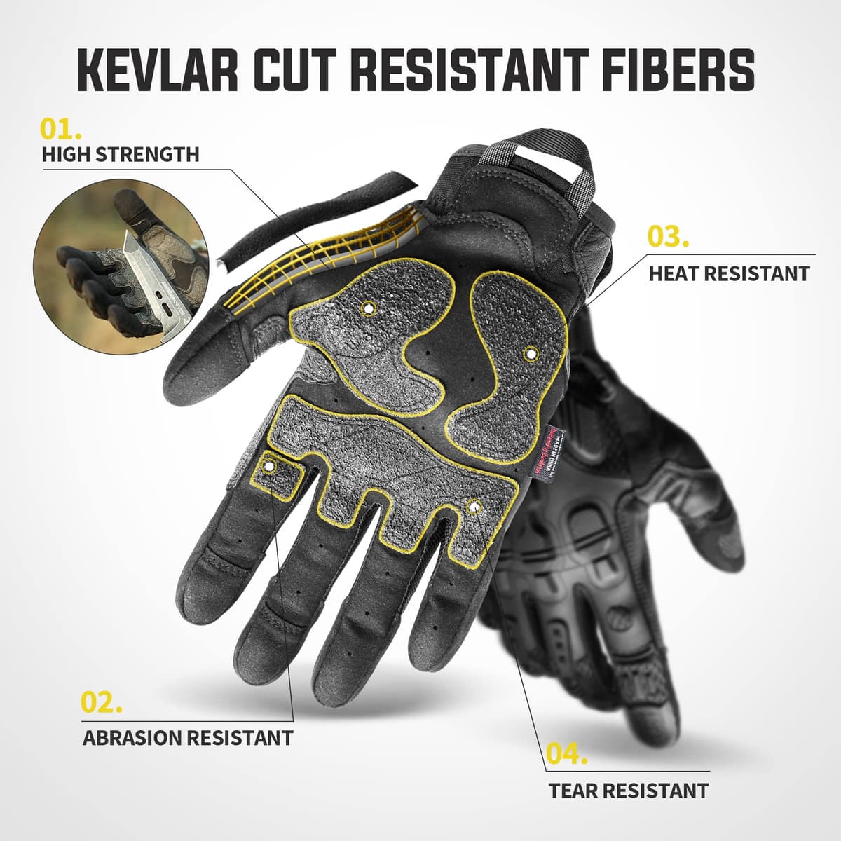 Zune Lotoo Guantes Tacticos Militar, Guantes Airsoft Tácticos Compatibles con Pantalla Táctil para Hombre y Mujer, Guante Moto Verano Transpirable para Airsoft Paintball Motocross Montaña — view 2