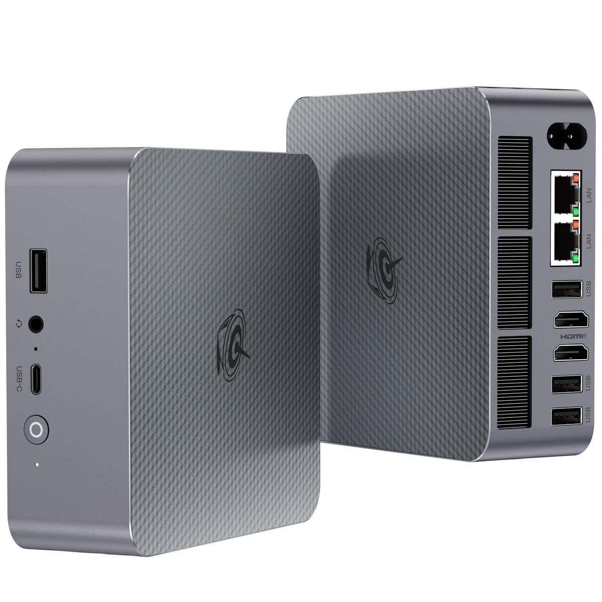 Beelink SEI Mini PC, AMD Ryzen 7 7735HS(up to 4.75GHz), 24GB LPDDR5 500GB PCIe x4, Radeon 680M Graphics Triple 4K Display, 2.5G LAN, Office Mini Desktop Computer — view 11