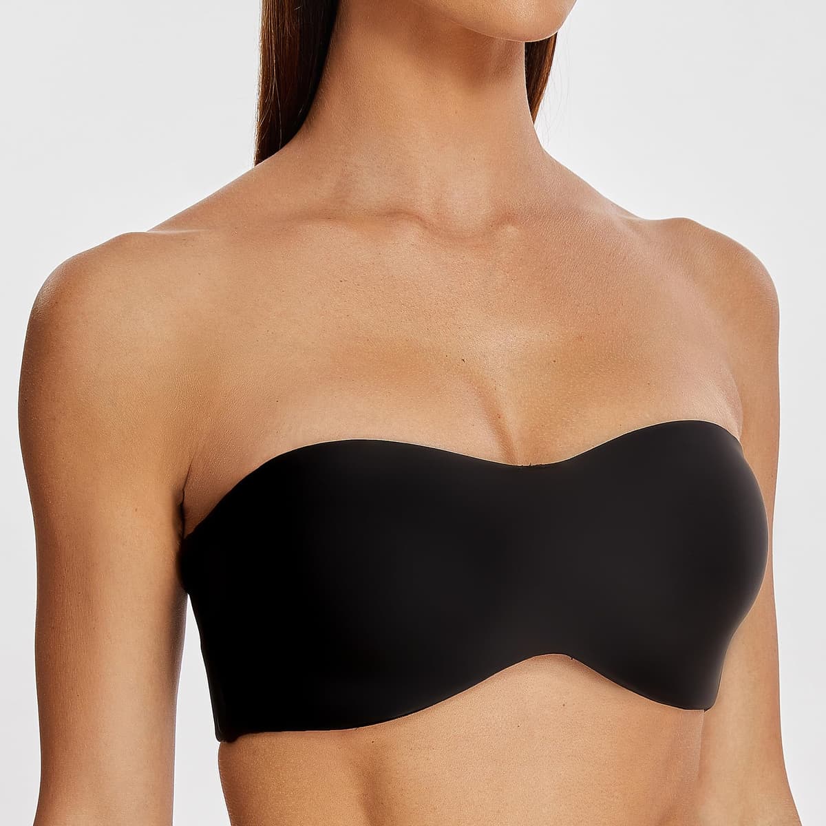 MELENECA Women's Strapless Minimizer Multiway for Large Bust Unlined Seemless Underwire Bandeau Bra — view 3
