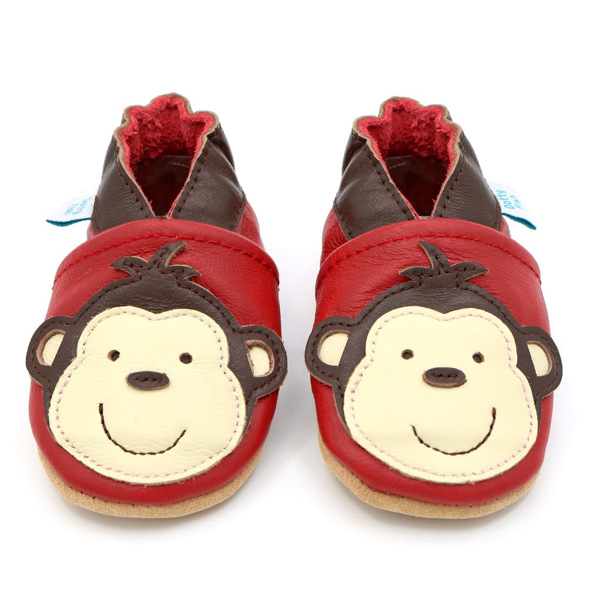 Dotty Fish Calzado Minimalista para bebés y niños. Zapatos Unisex de Piel Suave con Suela Antideslizante. Ligeros, Flexibles, Respirable y aprobados por podólogos. Tobillo elástico. De 0 a 4 años — view 2