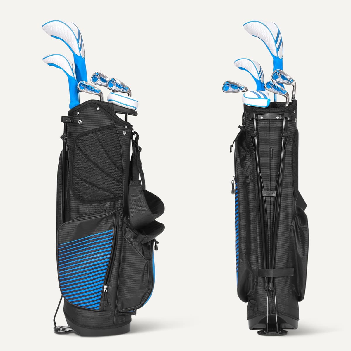 Amazon Basics Juego de Palos de Golf, 6 Piezas con Bolsa de Soporte, Palo con Cara de Gran Tamaño, Centro de Gravedad Bajo — view 5
