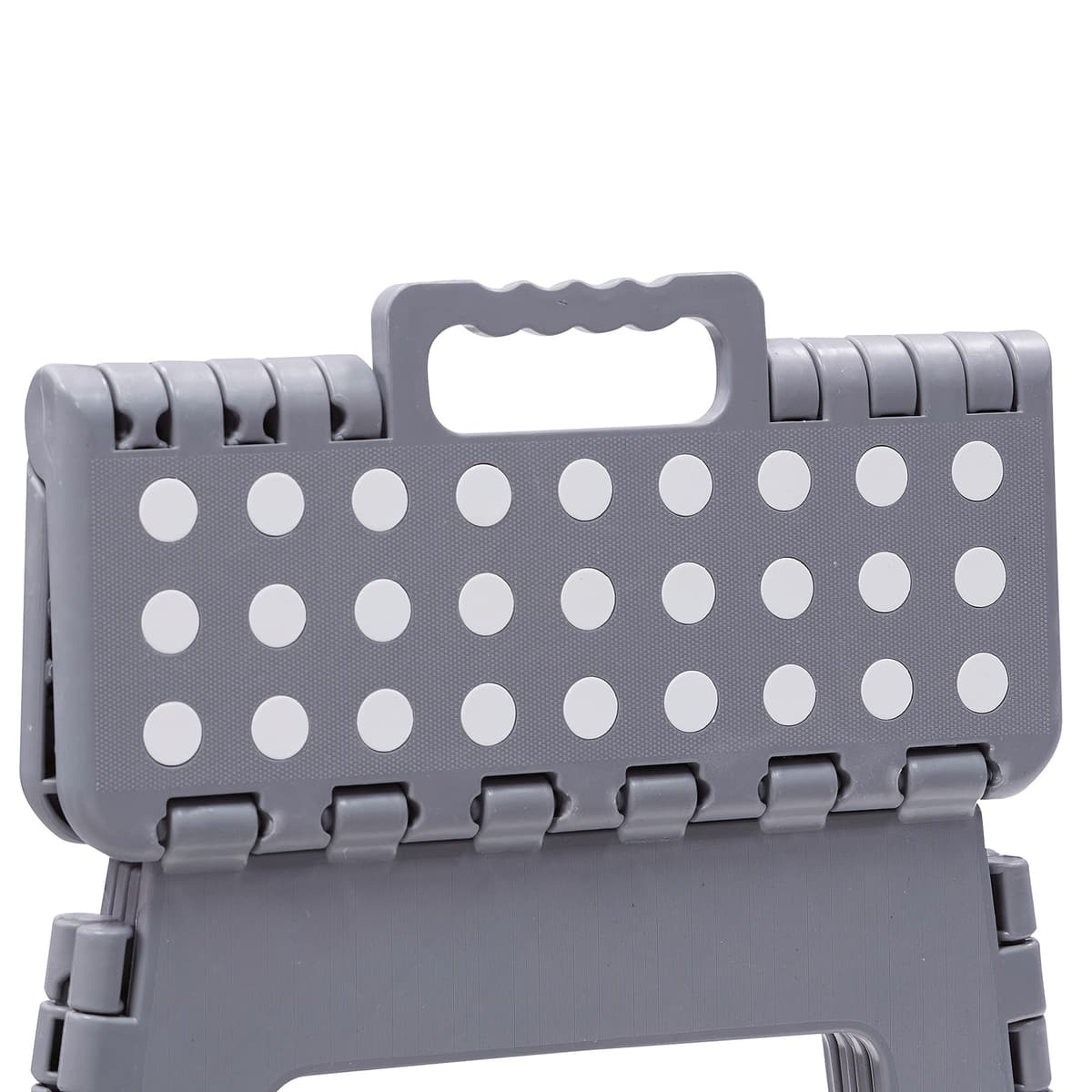ARREGUI TB-022-G Taburete Plegable Cocina o Baño | Escalera Plegable Pequeña | Taburete Infantil | Banqueta Baño | Escalón Plegable para Adultos y Niños (hasta 150Kg) | 22 cm de Altura | Gris — view 4