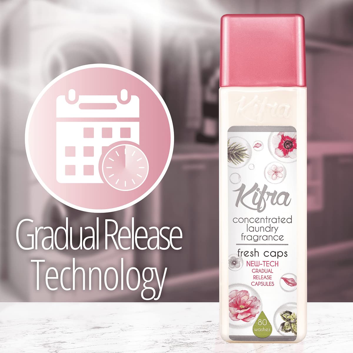 KIFRA FRESH CAPS Perfume de Lavandería Concentrado 200ml 80 Ciclos de Lavado — view 3